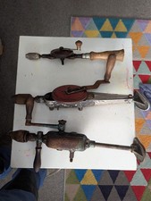 Vintage antique Hand Drills 