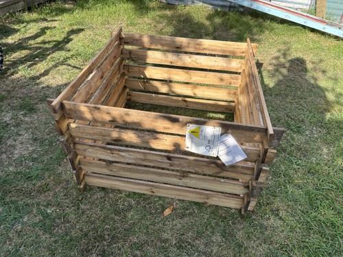 Wooden composter - wooden,