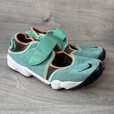 Nike Trainers Mens Green UK Size 7  Split Toe Rift 308662-301 Shoes