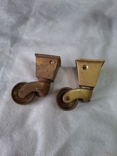 2 Old Vintage Retro Brass