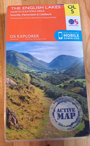 Map ol5 the english lakes - os,