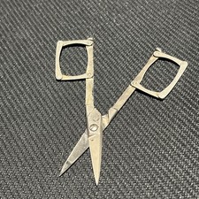 Vintage Early 20th Century Cowlishaws Patent Folding Steel Scissors pat 139086