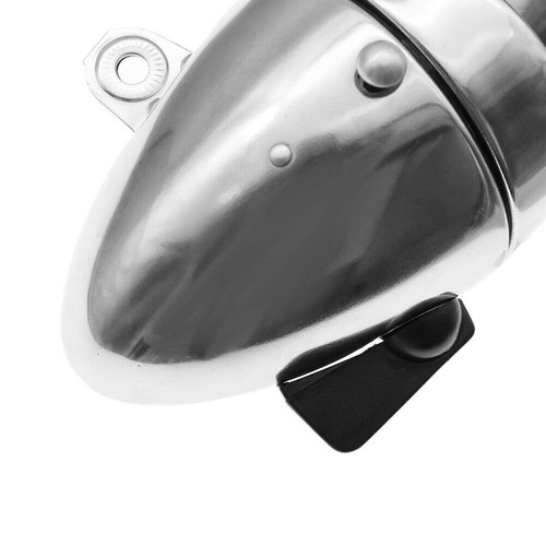 Chrome vintage bike light - chrome,