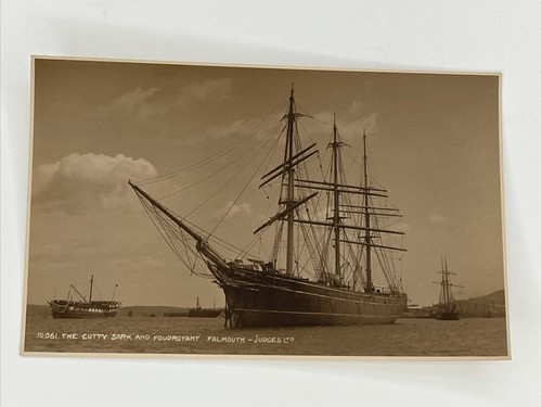 Postcard cutty shark - cutty, shark&