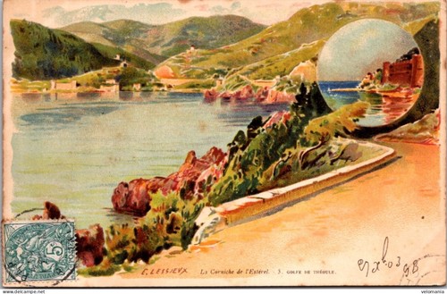 20768 postcard corniche - postcard, la