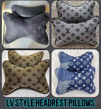 2 PCS LUXURY DESIGNER HEADREST PILLOWS Comfy Luxury Neck Support