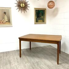 Danish Teak Draw Leaf Dining Table by Ole Wanscher for France and Son