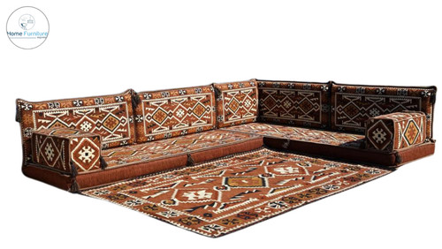 Shaped floor couch arabic - shaped,