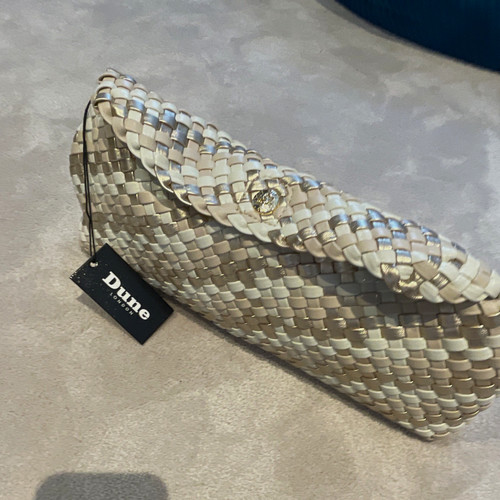 Dune london woven clutch bag - london,