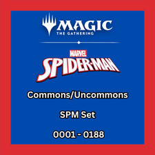 Magic the Gathering, Marvel's Spiderman, 001 - 0188 SPM, Commons/Uncommons, NM