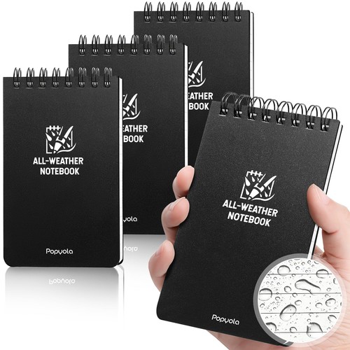 Waterproof notebook x 5 - notebook,,
