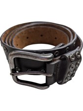 Studded Leather Belt Men's 38"