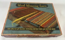 Spear’s Wool Weaving Loom Size 3 Vintage Weaver Size 3 8Ft Instructions Pattern