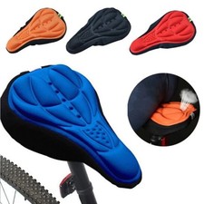 Soft Gel Bike Seat Cover Padded Cushion Saddle for Comfort Universal Fit