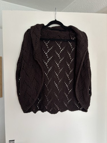 Next chocolate brown crochet - next,