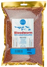 3mm BLOODWORM floating pellets high protein pond, goldfish, koi & tank fish