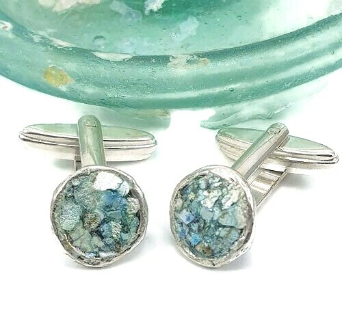 Man cuff links sterling - cuff, silver