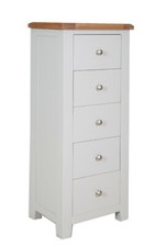 Chest Drawers Oak Pine Slim