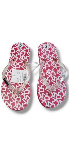Dkny zoey logo flip flops - dkny,