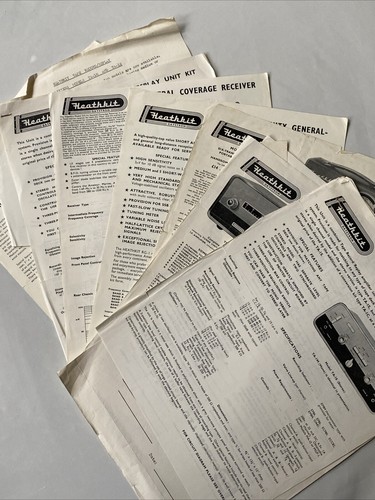 Heathkit daystrom datasheets - daystrom,