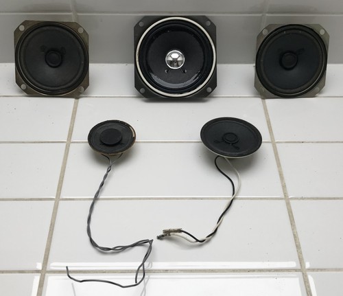 Vintage speakers used - x, –