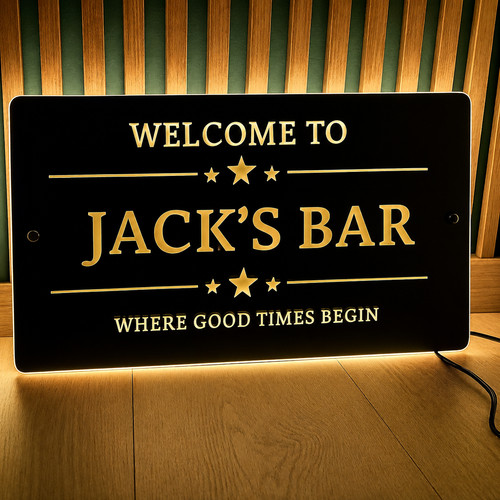 Custom led bar - custom, sign