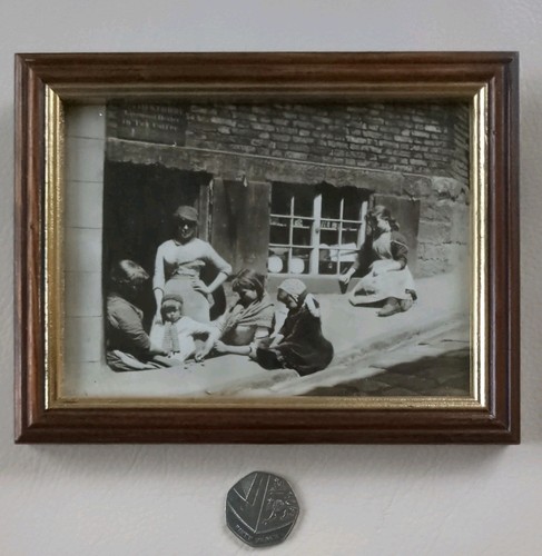Miniature framed print jacks - framed, "jacks"