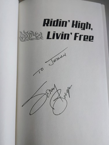 Sonny barger signed - barger, ridin'