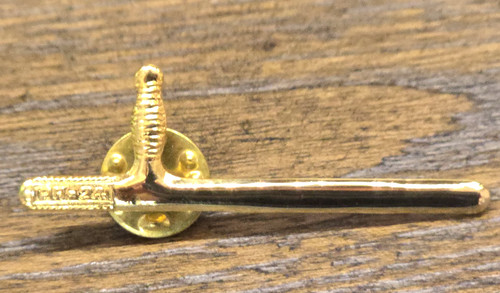 Police officer baton lapel pin - baton,