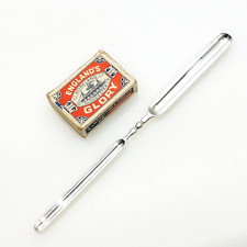 Christofle - Double Ended Marrow Scoop - Silver Plated - Antique