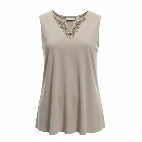Tank top susan graver womens - m,