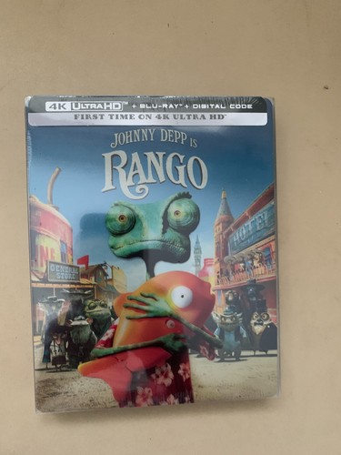 Rango uhd blu ray steelbook - 4k, blu-ray
