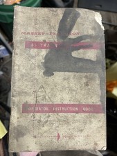 Original Massey Ferguson 65 tractor operators instruction book
