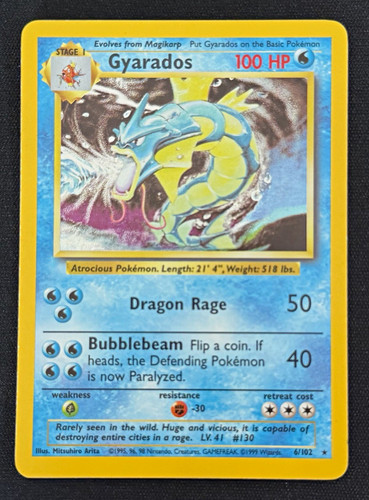 Gyarados base set 006 102 - set, 006/102