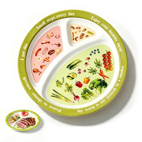 8inches portion control plate - 8inches,