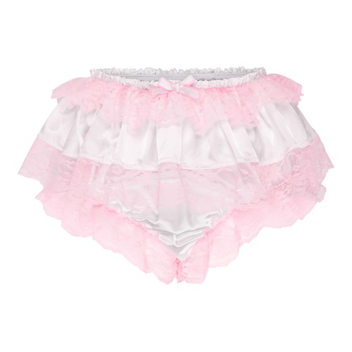 Frilly lace sissy ruffled - lace,