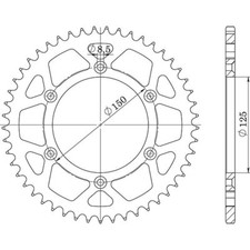 Steel Sprocket Step 520 - Z 45