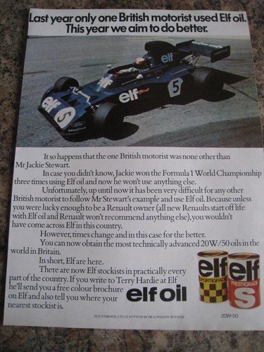 Elf sportgrade oil - sportgrade,