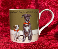 The Little Dog Laughed Mug  Scruffy Terriers  "Matching Bandanas ?"...etc  NEW