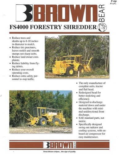 Forestry equipment data sheet - forestry,