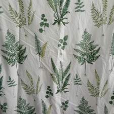 Dunelm Ferns Botanical Double Duvet Quilt Cover  Set  Cottagecore Cotton 