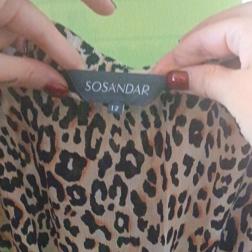 Sosandar womens beige black - sosandar,