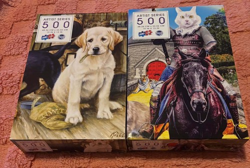 500 piece jigsaw - puzzles, lot