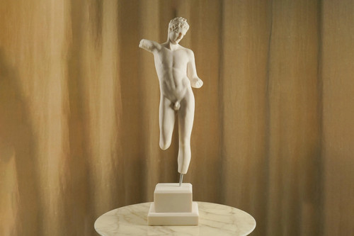 Vintage large cast - cast, marble