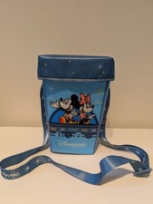 Disneyland Paris Blue Mickey/Minnie Disney Popcorn Holder Bucket/Bag