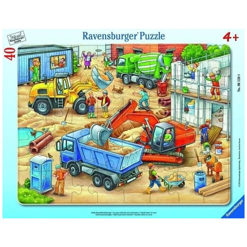 Puzzle framed 40pcs large - framed,
