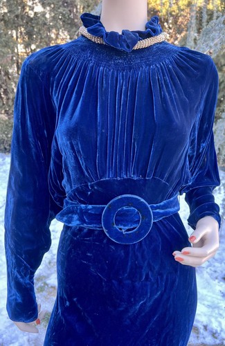 Vintage 1930 blue - vintage, 1930's