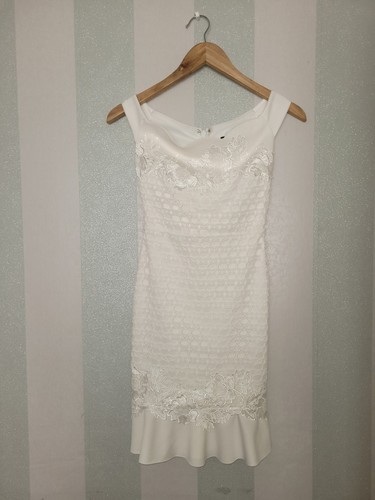 Lipsy white bardot shoulder - white,