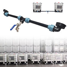 IBC Adapter connection lever set for 2 Tanks Outlet Tee Connector Tap Valve UK