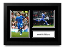 Frank Lampard Signed A4 Framed
